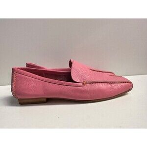 Kate Spade women size 7 B pink leather  slip on flat loafers shoes